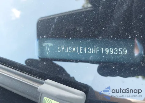 2017 Tesla Model S 60/75 z USA, uszkodzony, nr VIN 5YJSA1E13HF199359